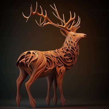 3D model Deer (STL)